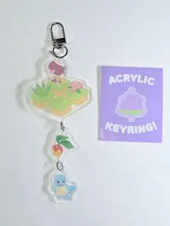 韓国限定★ぽこあポケモン アクリルキーホルダー ゼニガメ＆メタモン
