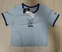 【新品】 HOMEGAME クロミ Tシャツ M サンリオコラボ リンガー 青のサムネイル