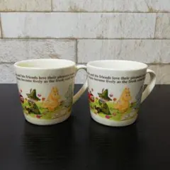 ムーミン　コーヒーカップ　2個　ティータイム柄　ペア　コップ