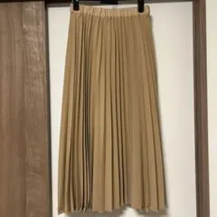 anatelier アナトリエ アコーディオンプリーツスカート ベージュ　美品