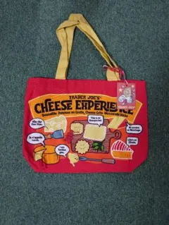 Trader Joe's エコバッグ トートバッグ チーズ柄のサムネイル