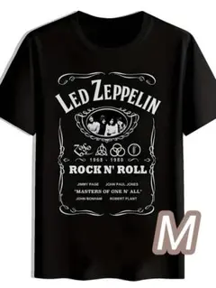 【プレミアムT】黒★Mサイズ《Led Zeppelin》◎╋サイズ●伝説ロックT