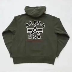 アルファ インダストリーズ パーカー BACK FLY-A スウェット パーカー