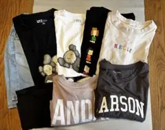 ユニクロ　Tシャツ　短パン　8点セット　kaws スヌーピー　グラフィック