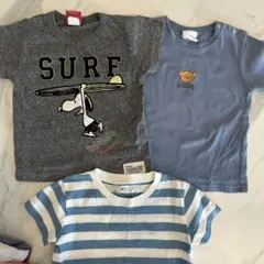 子供服　90cm スヌーピー・borisボリス・ボーダー　Tシャツ　半袖のサムネイル
