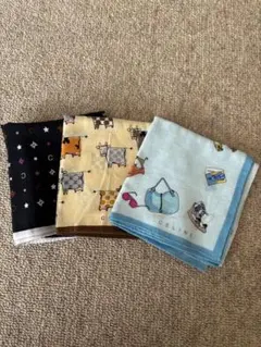 CELINE ハンカチ 3枚セット
