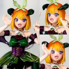 よ*の様 五等分の花嫁　中野四葉　フィギュア　リペイント　小悪魔ver ゴールド
