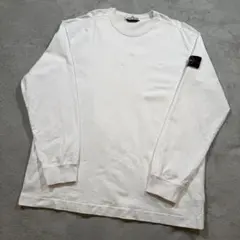 ストーンアイランド　白　厚手　ロンT 741564450 3XLサイズ　ホワイト