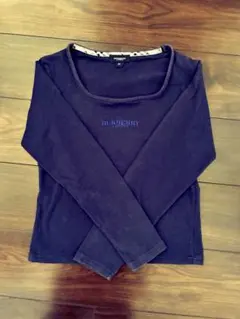 Burberry 長袖Tシャツ M⭐︎バーバリー⭐︎ネイビー