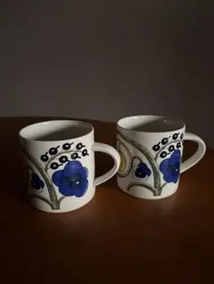 ARABIA Paratiisi 花柄マグカップ 2個セット