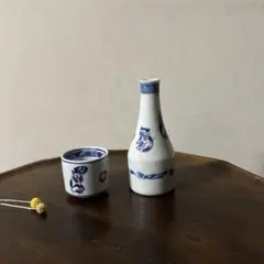 招き猫　印判　猫徳利　アンティーク　古道具骨董　古民芸　酒器　花入盃明治大正李朝