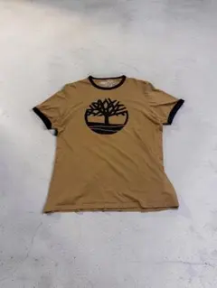 好配色　ティンバーカラー　Timberland リンガーTシャツ Lのサムネイル