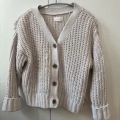 repipi armario ベージュ カーディガン Sサイズ