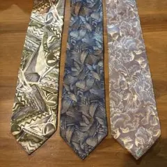 柄物ネクタイまとめ売り　3本