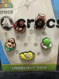 スーパーマリオ Crocs チャーム 5個セット