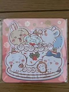 【ちいかわシール】セブンイレブンクリスマスケーキ ステッカー 動物キャラクター