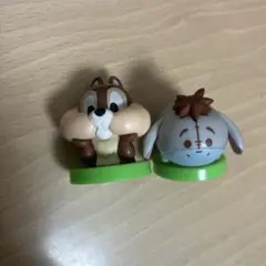 チップ・イーヨー　フィギュア2種　チョコエッグ【ディズニーキャラクター】