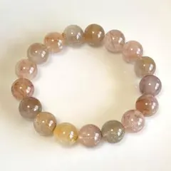 天然石　ミックスルチルクォーツ ブレスレット　約11.5mm