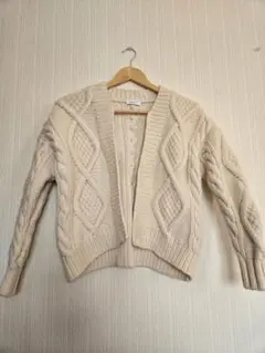 beauty&youth ホワイトカーディガン