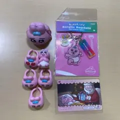 おぱんちゅうさぎ カードダス リング スクイーズ アクリルキーホルダーマスコット