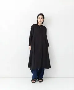 Veritecoeur ST-166 サイドフレアワンピース ブラック