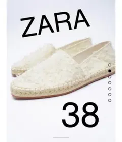 ZARA シューズ　38 ペタンコ