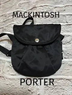 MACKINTOSH × PORTER コラボ ショルダーバッグ ブラック薄マチ - メルカリ
