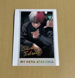 ヒロアカ　原画展　メモリアルコレクション　箔押し 轟焦凍