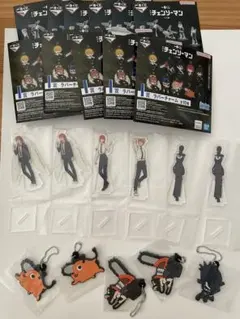 一番くじ　チェンソーマン　レゼ篇　 アクリルスタンド　ラバーチャーム　セット