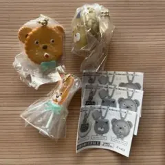 valoミニチュアチャームコレクション ねこさん くまさん うさぎさん 3種