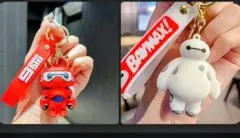 【ラスト】早い者勝ち！！ベイマックス キーホルダーセット　赤と白