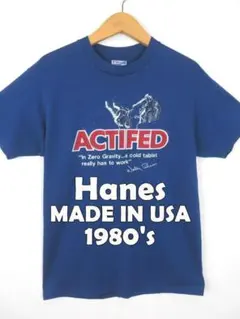 USA製 90sHanes AIR AMERICA ムービーTシャツ ナス紺 - メルカリ