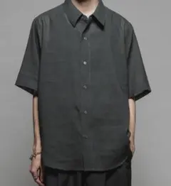 CasperJohn/キャスパージョン バリアスルーズシアーシャツ チャコールS