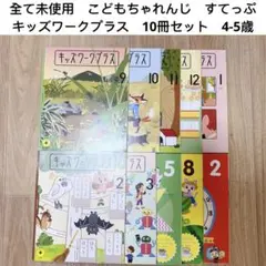 S001) こどもちゃれんじ　すてっぷ　キッズワークプラス　 10冊　年中