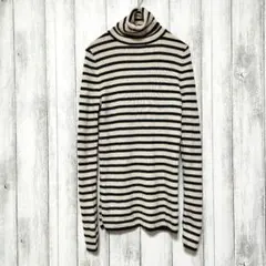 ユニクロ (M)　エクストラファインメリノ リブタートルネックセーター