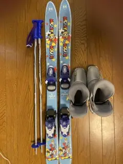 KAZAMA106cm子供スキー4点セット KAZAMA106cm子供スキー4点セット ジュニアスキー 板 4点セット
