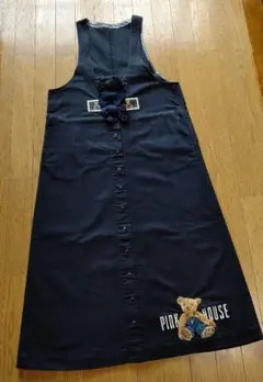 ピンクハウス ジャンバースカート 黒