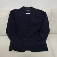 360°MASTER リラックス 2ボタン ジャケット ブラック　サイズＬ