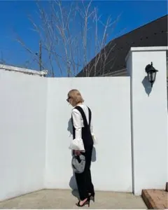 GIRLISH ガーリッシュ クレープカットソー ホワイト - メルカリ