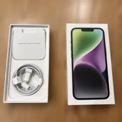 Apple iPhone 14箱充電アクセサリー付き