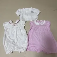 Baby Dior ベビーディオール ロンパース 80 2枚セット 綿100%