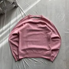 old uniqlo /前vスウェット ピンク L ユニクロ