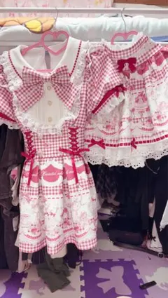 Liz Lisa Sweet Gingham Tea Room セットアップ - メルカリ