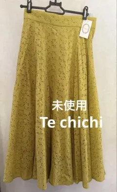 ☆未使用☆ Te chichi オーバーレース刺繍フレアスカートのサムネイル