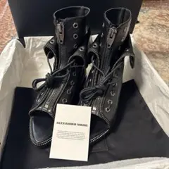 美品 Alexander Wang ブーティ 黒 35 ブーツ 2025年最新】Alexander Wang ブーツの人気アイテム - メルカリ