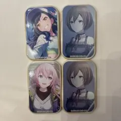 SEGA アニメキャラクター 缶バッジ 4個セット