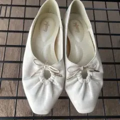フラットシューズ リボン付きサイズM 23〜23.5cm☆送料込み☆