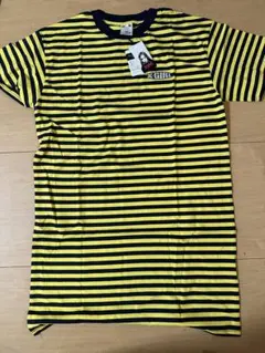 新品 X-GIRL ボーダー Tシャツワンピース　イエロー　サイズ2のサムネイル