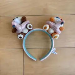 ディズニーカチューシャ チップとデールスイスイサマー
