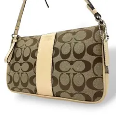 極美品　COACH　コーチ　ショルダーバッグ　s59　シグネチャー　斜めかけ可